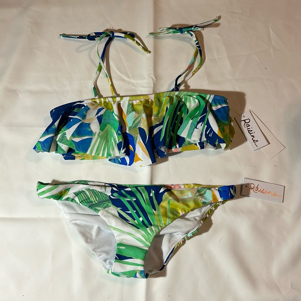 - Raisins Women’s 2-Pc Swimsuit w/or Without straps removable pads Size Sm…